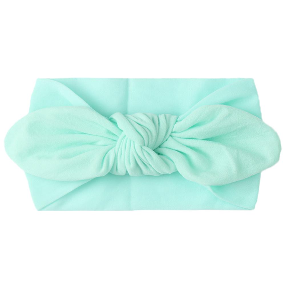 23-Color Newborn Baby Soft Nylon Headband with Rabbit Ears – Four Seasons Accessory