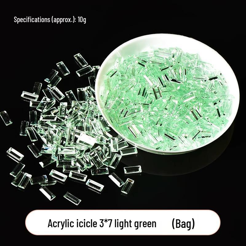 Acrylic Icicle Ball Filler: Handmade DIY Slime Accessories & Decompression Toy
