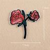 11Pcs Embroidery Rose Flower Sew Iron On Patch On Badge Bag Jeans Applique Craft