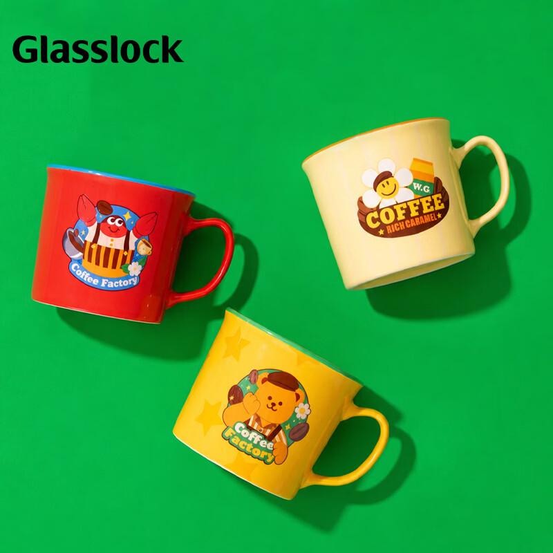 GLASSLOCK x wigglewiggle Flower Glass Cup 350ml
