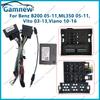 Car 16pin Wiring Harness Adapter Canbus Box Decoder Android Radio Power Cable For Benz B200 05-11,ML350 05-11, Vito 03-13,Viano