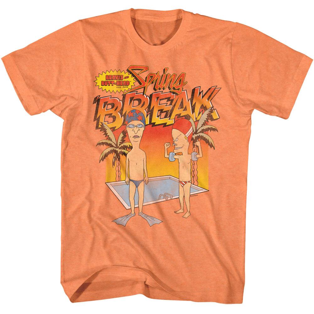 MTV Beavis And Butthead Palm Trees Spring Break Weenie Bikinis Men T Shirt S