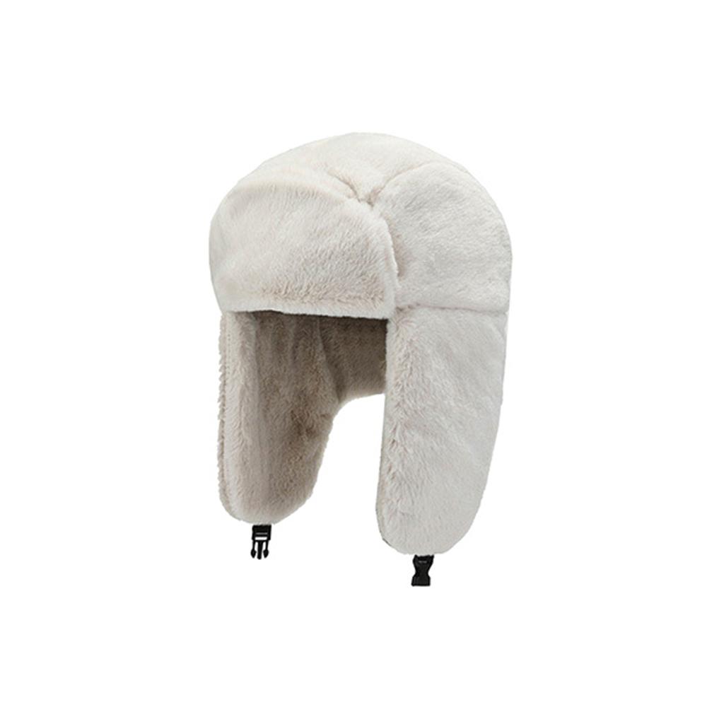 Warm Thick Plush Bomber Hat Winter Hat Trapper Hats Russian Ushanka Snow Caps Earflap Bonnet for Men Women