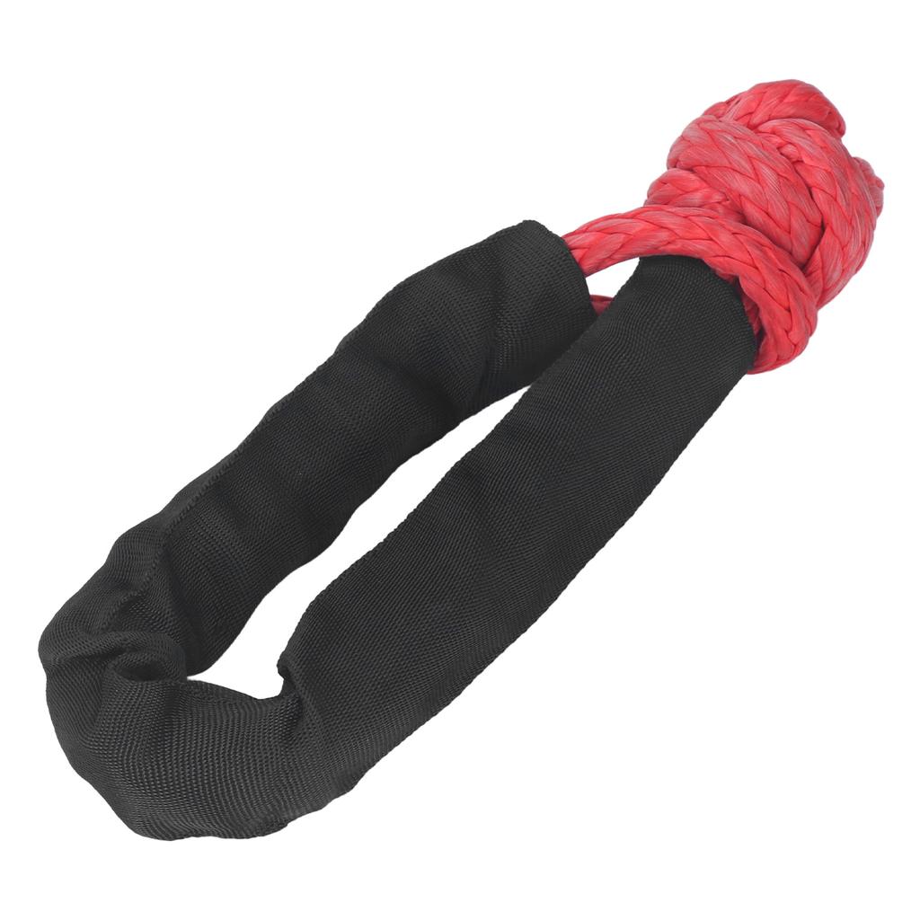 Soft Shackle 20mm 41000 LBS Break Strength Recovery Rope Shackle with Protective Sleeve for Truck Large SUVs Offroad