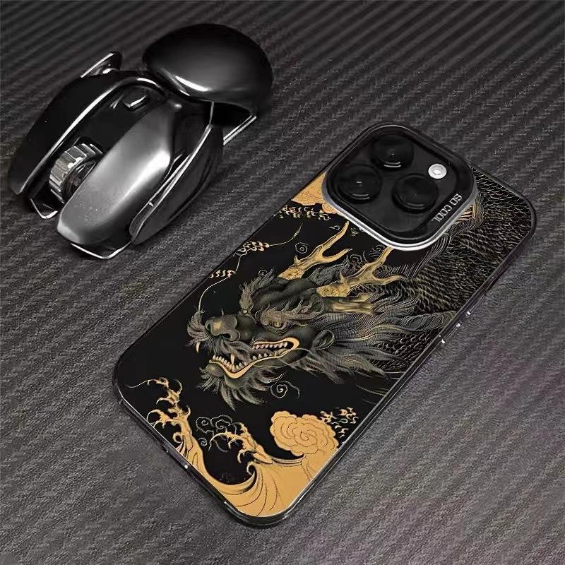 Year of the Dragon New Year Model Is Suitable for Iphone16promax Mobile Phone Case High-end Apple 15 New 14/13/12