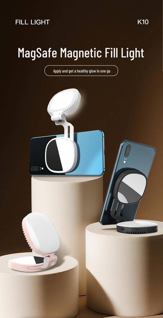 K10 Portable Magnetic Fill Light for Mobile Photography and Live Streaming