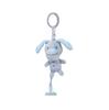 BBSKY Teether Pendant: Rabbit, Elephant, Koala with BB Squeaker & Copper Bell for Car.