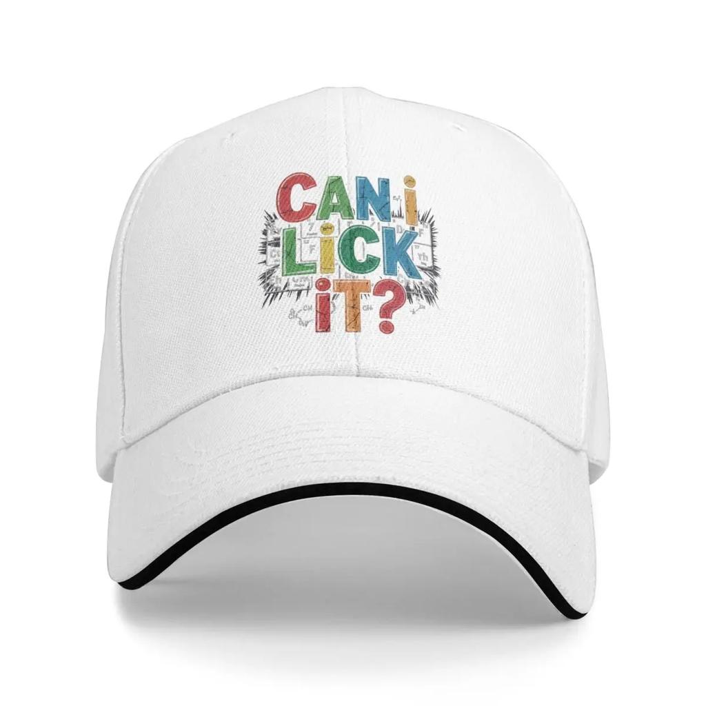 Baseball Caps Can I Lick It Fun Periodic Table Jokes Teacher Customized Female Male Casual Spring Caps
