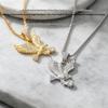 Trendige Herren 3D Diamant Adler Halskette - Hip Hop Street Style Anhänger