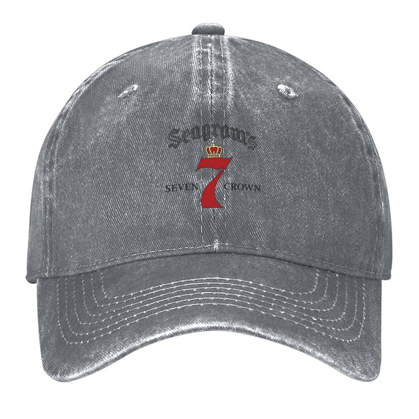 New SEAGRAMS CROWN AMERICAN WHISKEY Essential TShirt Baseball Cap Streetwear Sun Cap Horse Hat Ball Cap Unisex Hats Womens