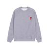 Autumn/Winter Unisex Streetwear Heart Embroidery Crewneck Sweatshirt