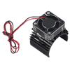 28000RPM Metal Motor Cooling Fan Durable Motor Heat Sink Radiator for F540 550 3650 3660 30mmSilver