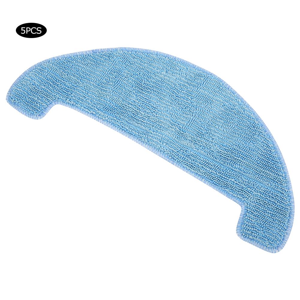 5Pcs Cleaning Fiber Mop Cloth Replacement Spare Parts Fit for Ilife V8 Sweeping Robot