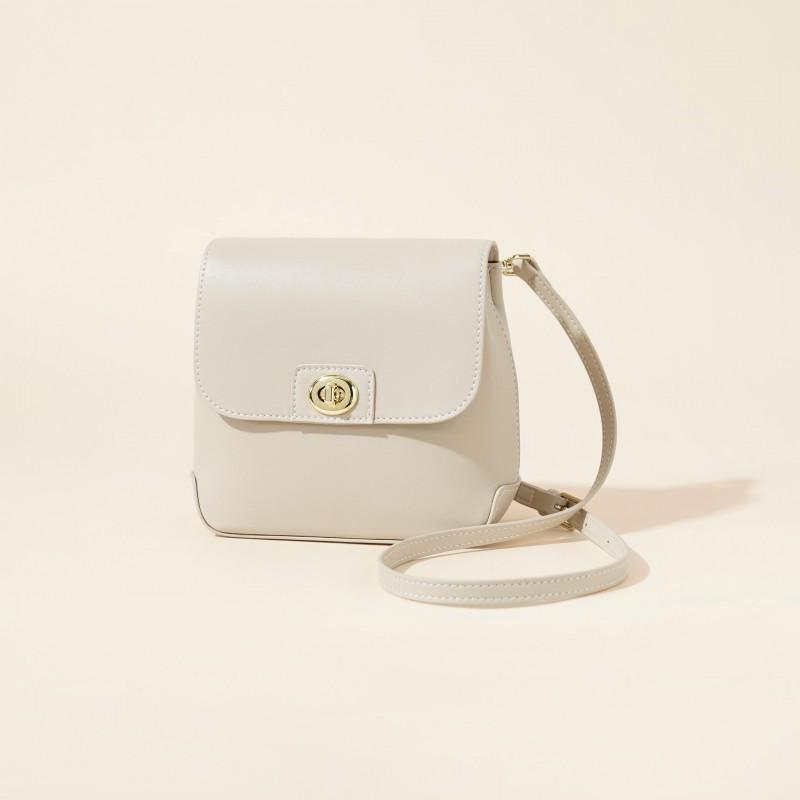 

Женская сумка из натуральной кожи Новая Ретро Мода Простая Универсальная Повседневная Маленькая Квадратная На плечо Через плечо 18x7.5x17.5cm