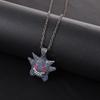 Diamond Gengar Pendant Hip Hop Necklace: Unisex Street Style Accessory Chain