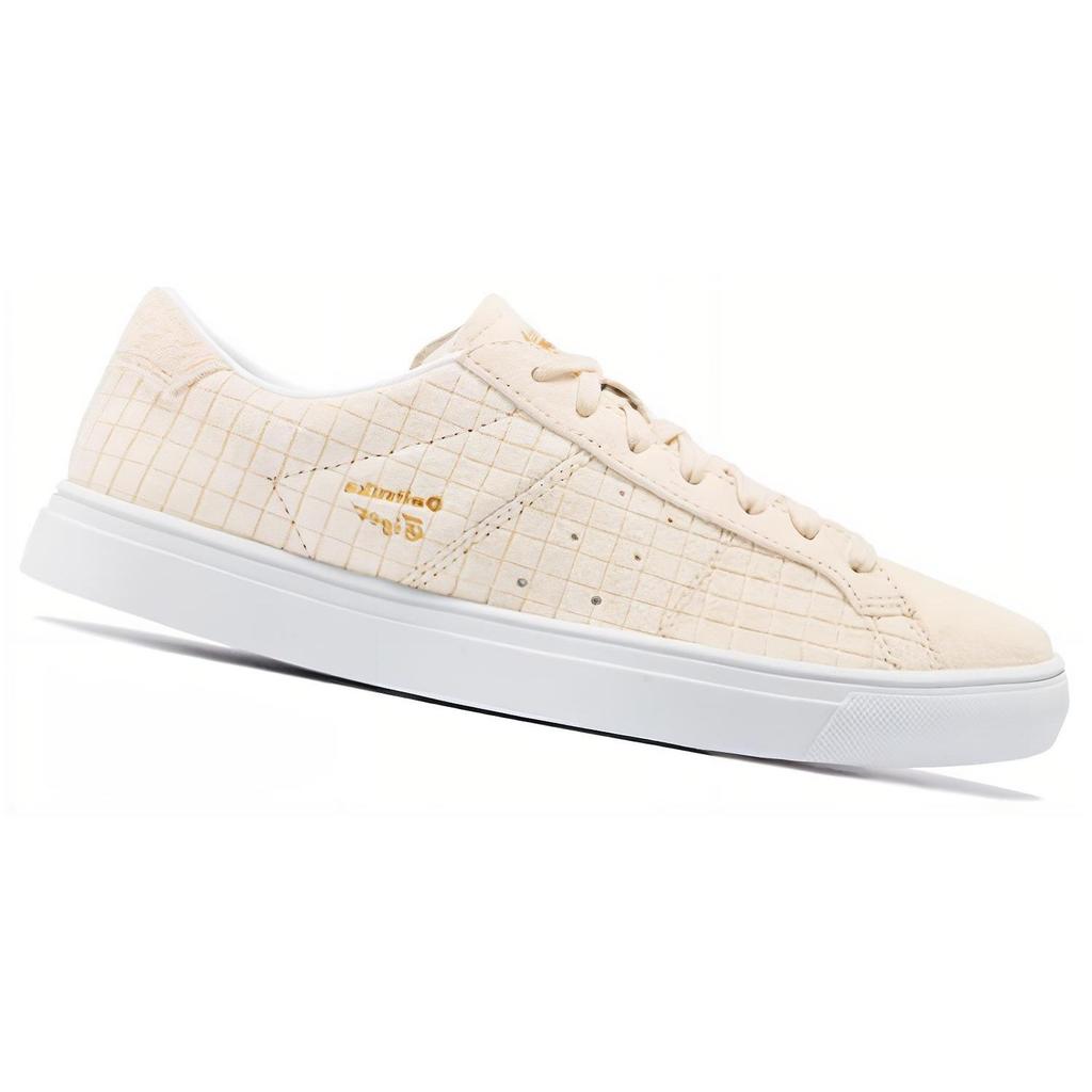 Onitsuka Tiger Lawnship Lightweight Wraparound Non-Slip Wear-Resistant Low-Top Skate Shoes Unisex sneaker Pink White 1183A025-251