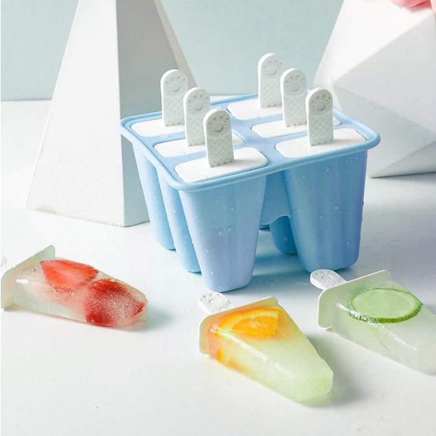 Silicone Ice Cube Mold Set: Long Strip, 6 Squares, 6 Balls, 15 Grids, 37 Grids, Skull Shapes with Lid.