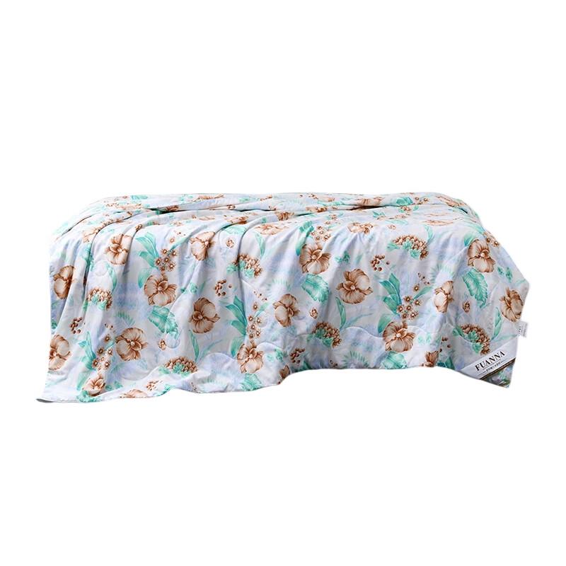 

Fuanna Orchid Floral Tussah Silk Quilt