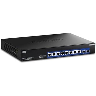 Unmanaged Switch - TRENDnet - TEG-S7102 - 10 Ports 10G - 8 RJ-45 - 2 SFP+