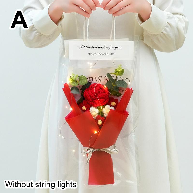 

Elegant Artificial Rose Sunflower Bouquet for Women Mothers Day Gift Handmade Silk Flowers for Home Event Decoration