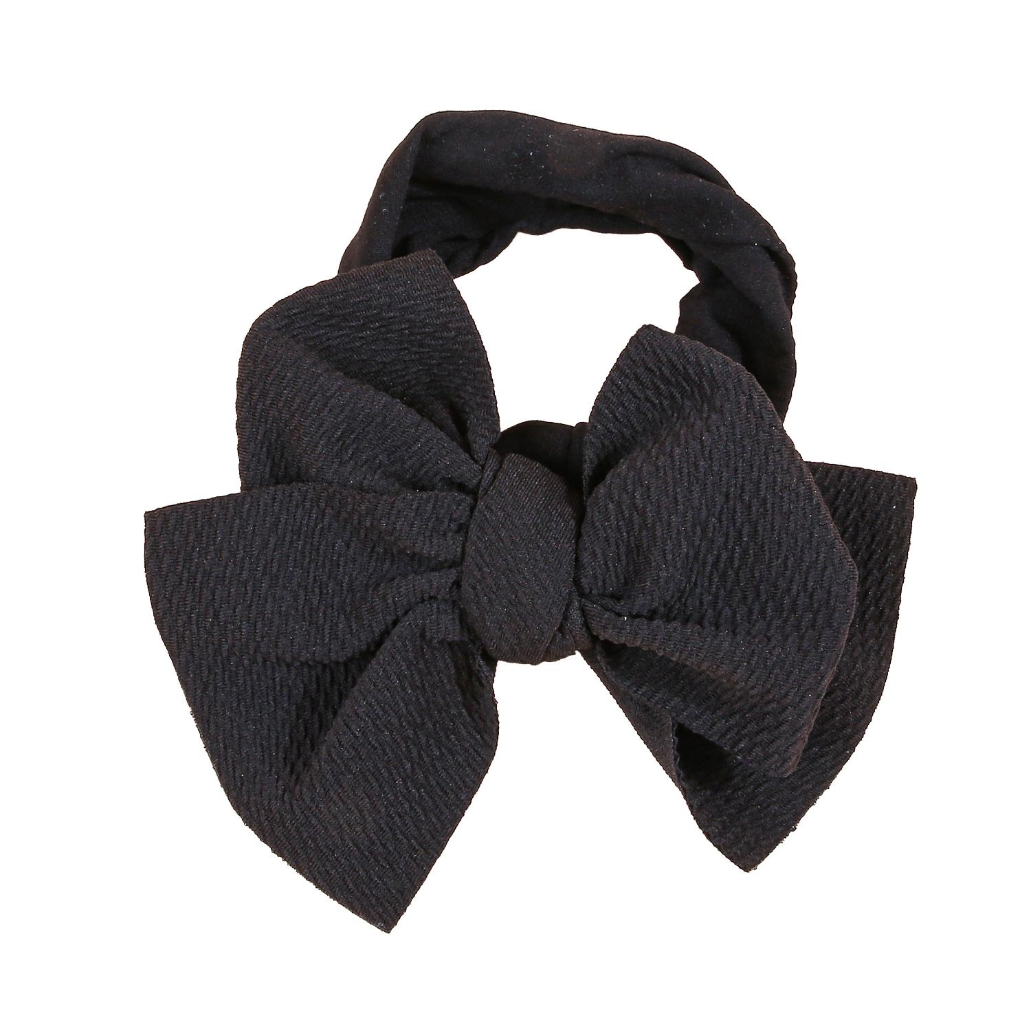 

5-дюймовые тканевые банты для волос для детских повязок на голову, эластичные мягкие повязки на голову для новорожденных для маленьких девочек, детский тюрбан, детские аксессуары для волос