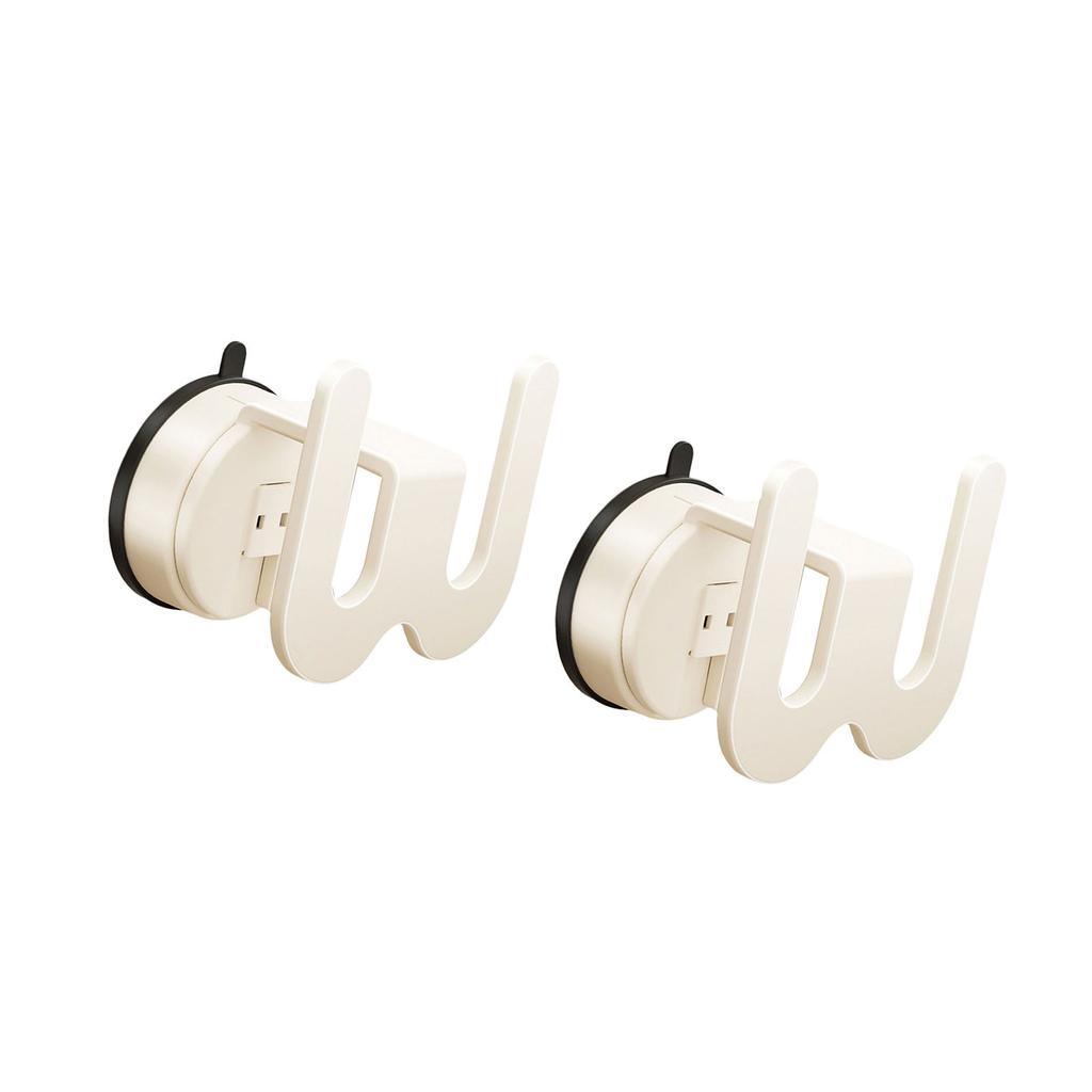 Sturdy Suction Cup Slipper Holder Simple Install Suction Cup Slipper Rack Elegant Shoes Stand for Bathroom Spaces