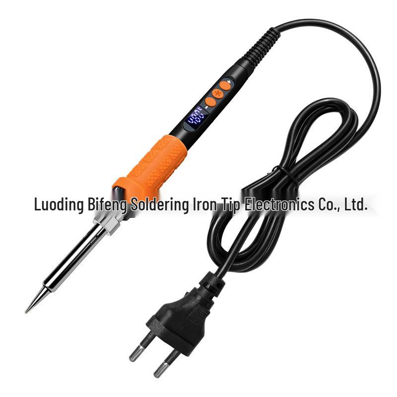 

90W Electric Soldering Iron Set with Digital Display, Temperature Control, and 12-Piece Tool Kit