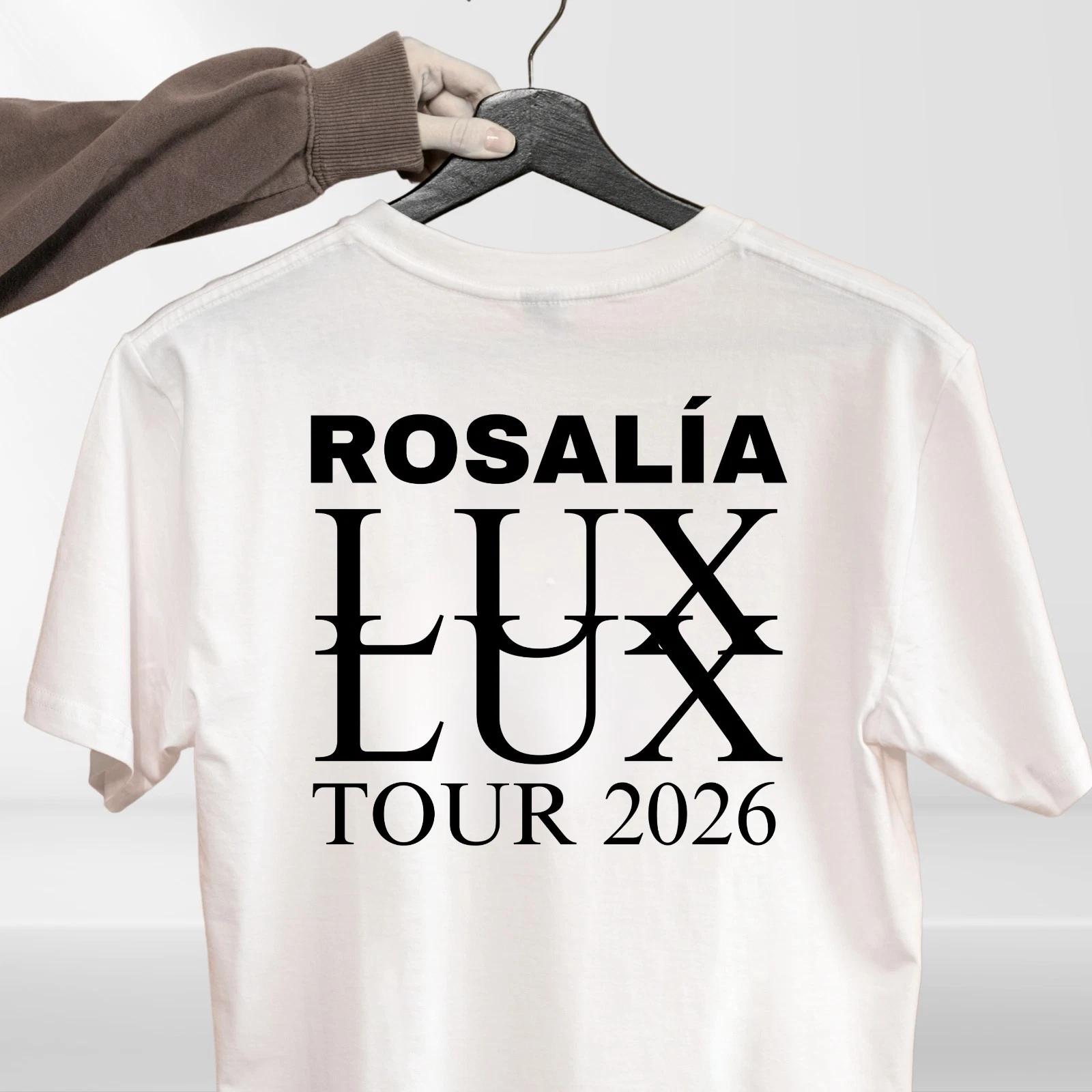 Rosalía LUX Tour 2026 T-Shirt Unisex Music Concert Tee Pop Fan Graphic Top M