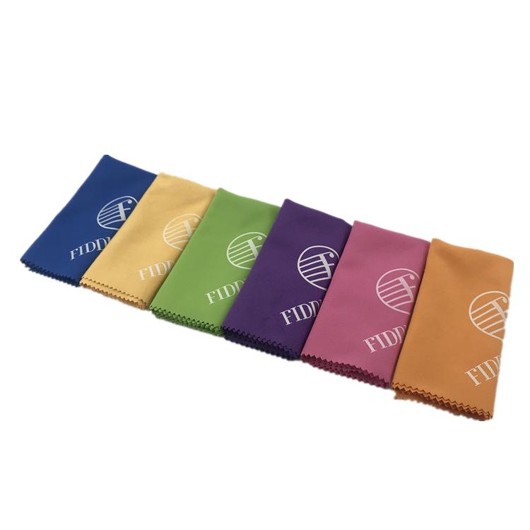 Musical instrument cleaning cloth, piano and guitar maintenance cloth, microfiber cleaning cloth, island silk cleaning cloth 20*20cm