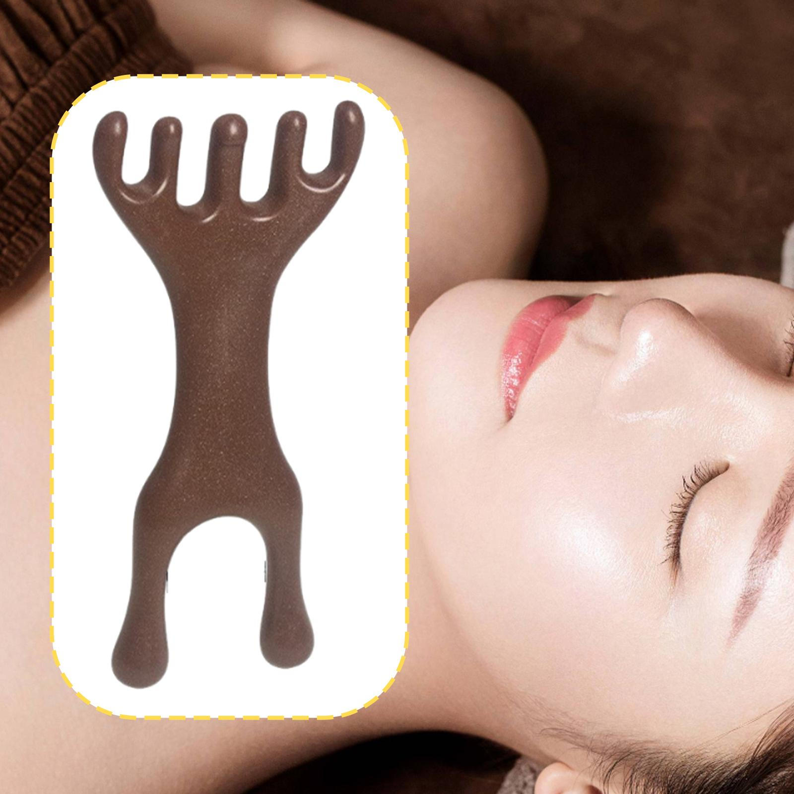 

Handheld Hair Scalp Massager with Manual , Versatile Tool for Face and Arm Relaxation two heads