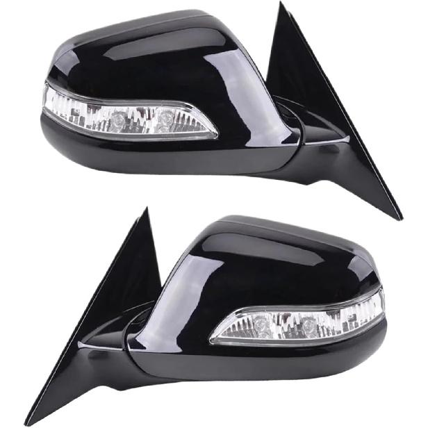 Compatible For Honda Accord 2008 2009 2010 2011 2012 2013 Car 8 Wires Rearview Mirror Assembly Electric Folding Heating Turn Signal Light(Only-Left