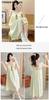 Women's Summer Sweet Princess Cotton Pajamas with Built-in Bra, Plus Size 220 Jin Long Camisole Nightgown