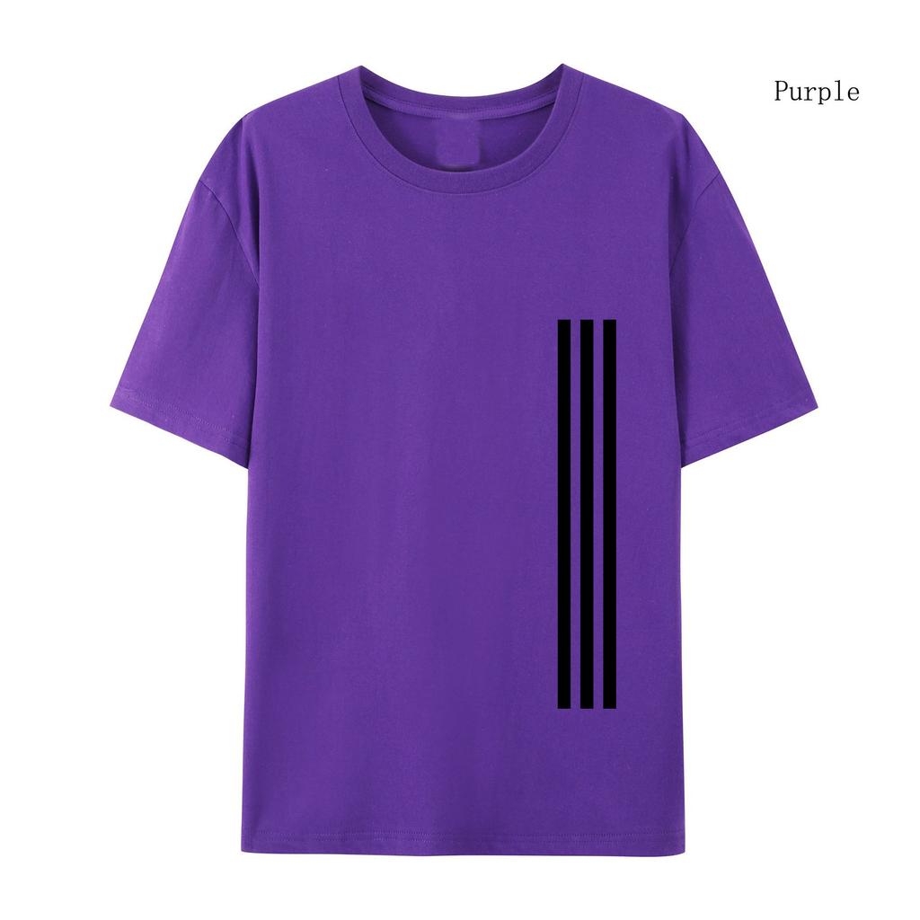 Tricou Casual de Înaltă Calitate cu Gât Rotund Imprimat din Bumbac 100% pentru Fitness, Streetwear, Vară, Oversized, cu Mânecă Scurtă, Haine din Bumbac, Topuri Streetwear Largi