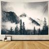 VIKAMA Misty Mountain Forest Tapestry Natural Aesthetics Tapestry Wall Hanging Art Bedroom Living Room Dormitory Decoration