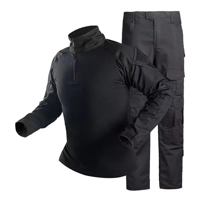 Costumes Verts Uniforme d'Extérieur Vêtements pour Hommes Survêtement Chemises Pantalons Cargo Paintball Ensembles pour Hommes Résistant à l'Usure