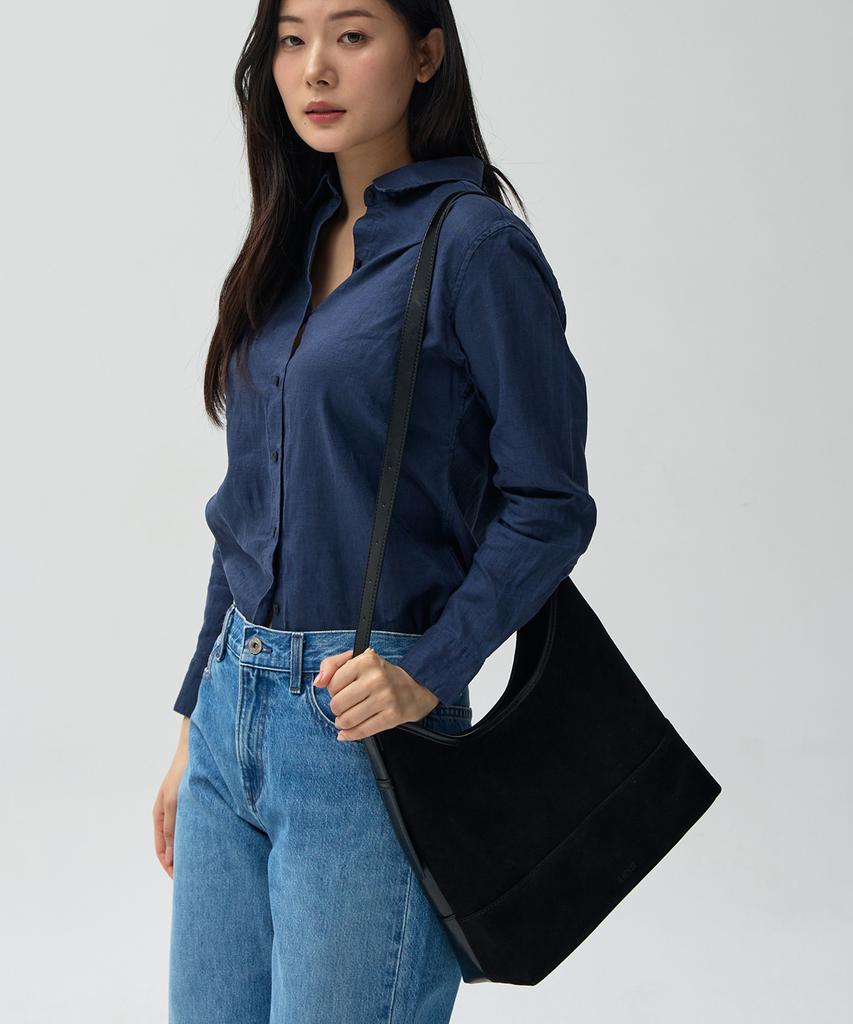 Monsac Lea Reversible Shoulder Bag Black Ap71-2668-Bs