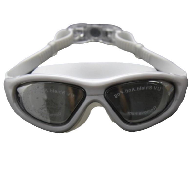 Genuine Large Frame Anti-Fog Electroplated Swimming Goggles for Diving, Waterproof & Comfortable, Unisex