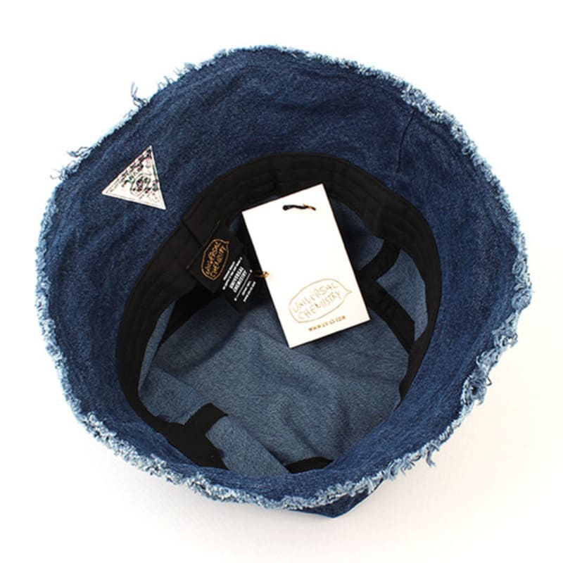 Universeller Chemie Vintage Denim Draht Eimerhut