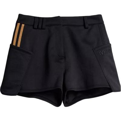 Originals Ivy Park 3 Mesa Sports Shorts Confortáveis Casuais Listrados Shorts Femininos Preto GR1465