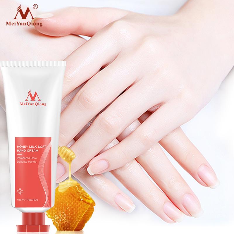 Honigmilch, weiche Handcreme, Lotionen, Serum, Reparatur, nährende Handhautpflege, Anti-Chapping, Anti-Aging, feuchtigkeitsspendende Bleaching-Creme