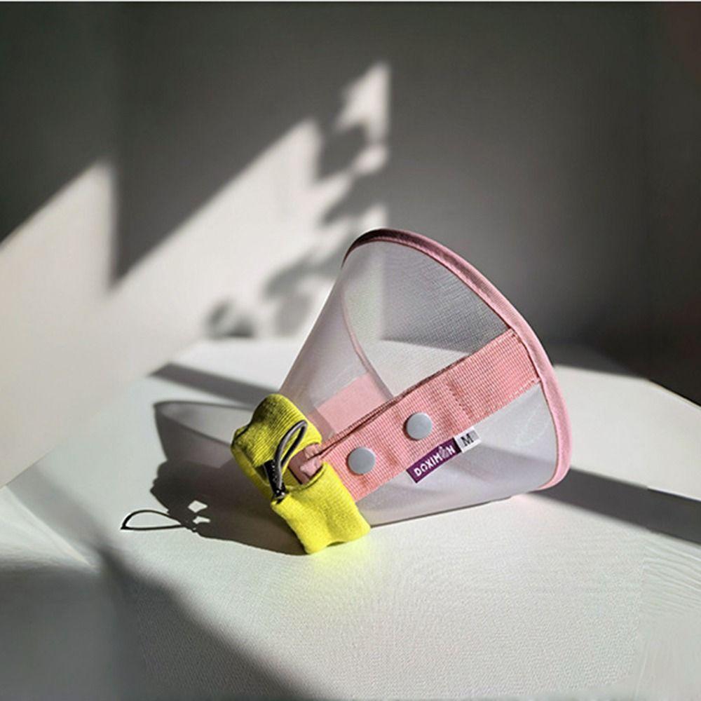 Soft Cat Elizabeth Collar Breathable Cat Neck Protective Circle Flexible Pet Neck Cone Recovery