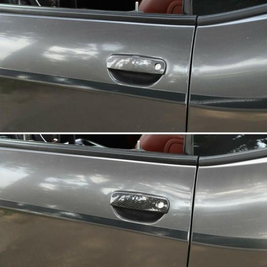 4x Türgriff Zierabdeckung Außen Dekoration für Dodge Charger 2010-23 Kohlefaser