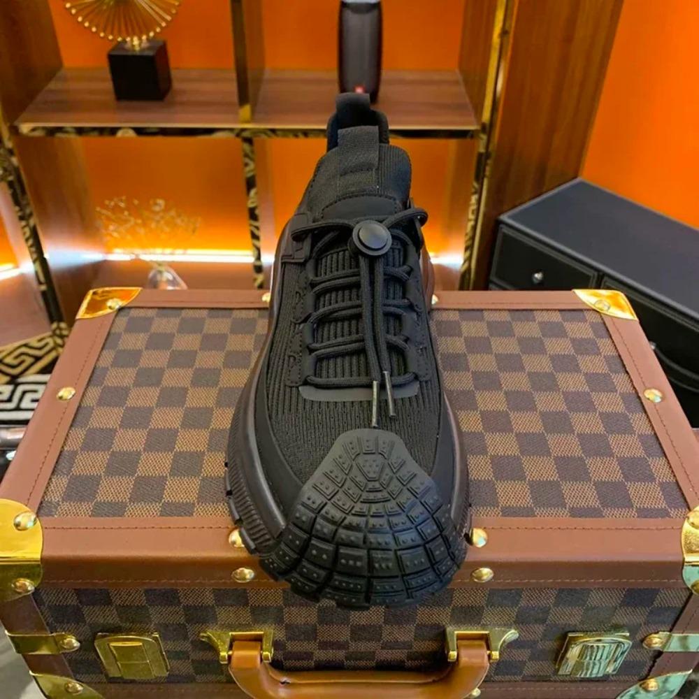 Winter Spring And Autumn New Men'S Casual Comfort Flying Woven Men Shoes High Quality Fashion Trend All Match Handsome Fan