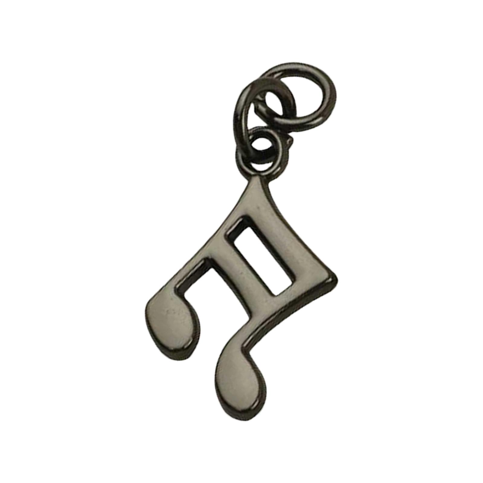 

Alloy Music Note Charm For Bags Jewelry Lightweight Durable Fashion Accessory Gift For Music Lovers чёрный