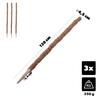 KADAX Wood-Coconut Plant Stake 120cm Potted Support 3pcs