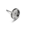 10 pezzi 6/8/10mm Acciaio Inossidabile Orecchini a Perno Vassoio Base per Orecchini Cabochon per Orecchini Gioielli Fai da Te Accessori per Orecchie