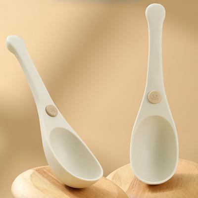Cuillère à lait en céramique antiadhésive pour bébé, complément alimentaire, cuillère à soupe résistante aux hautes températures, cuillère de cuisine, ustensiles de cuisine de qualité alimentaire