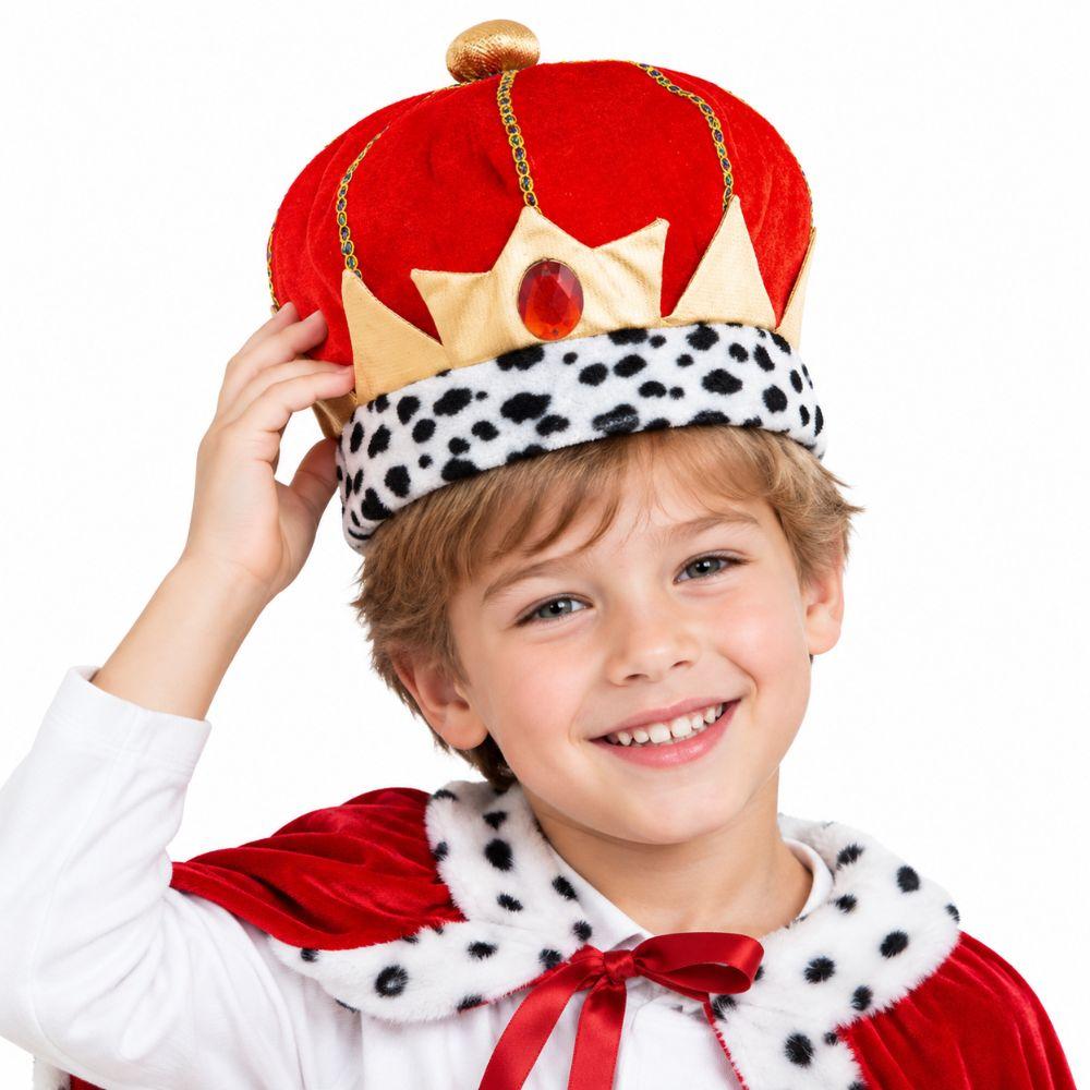 Costume Props King Crown Hat Gold Crown Christmas Show Hat Gifts Pharaoh Hat Halloween Party