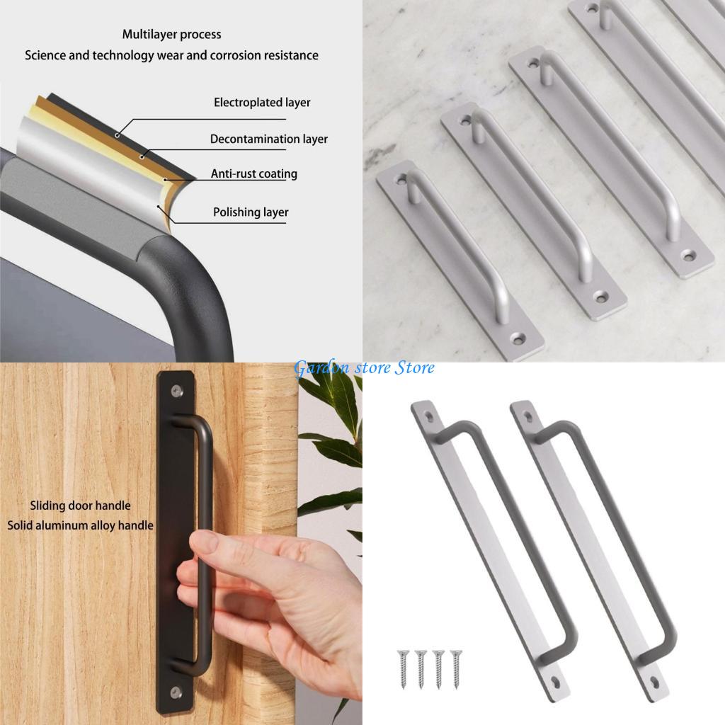 B0KB 2pcs Sliding Door Handles for Enhancing Home Aesthetics and Functionality
