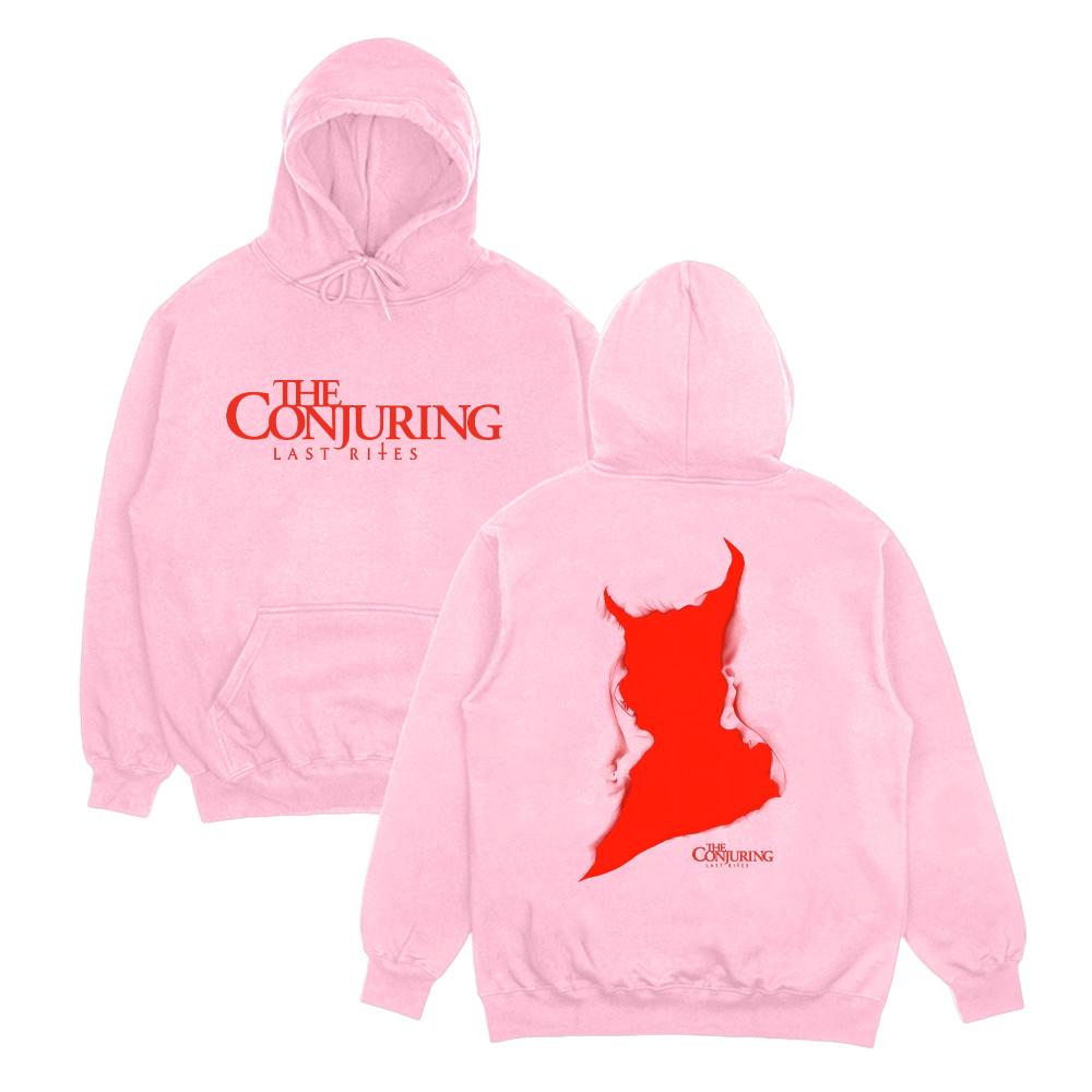 

Худі The Conjuring Last Rites Трилер Естетичний Графічний Одяг Хіп-Хоп Мода Довгий Рукав Жіночий Чоловічий Худі Світшот Y2K S рожевий